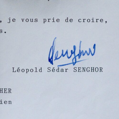 Léopold Sédar Senghor fait l'éloge du métissage