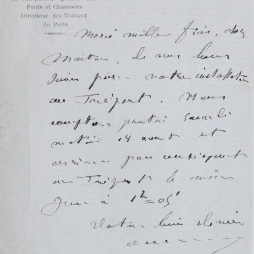 Le paysagiste Adolphe Alphand part au Tréport