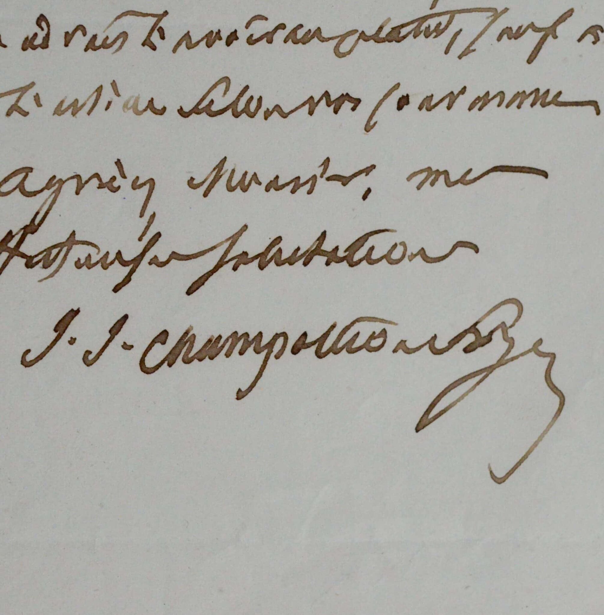 6 lettres de Jean-Jacques Champollion-Figeac