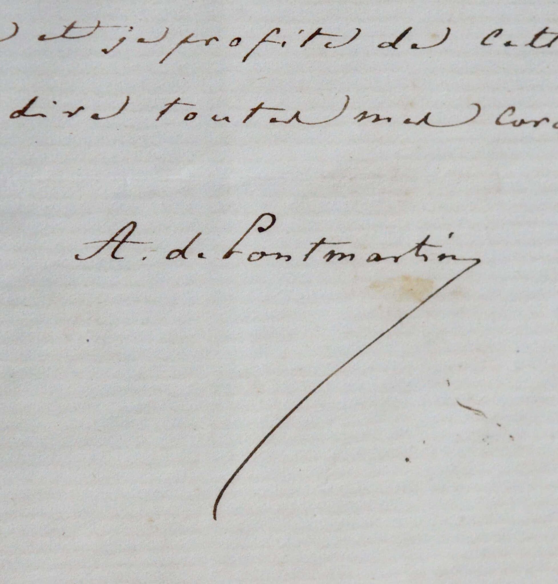 Belle correspondance d'Armand de Pontmartin à Paul de Saint-Victor – vue 3 Belle correspondance d'Armand de Pontmartin à Paul de Saint-Victor – vue 3