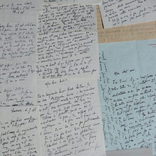 Dense correspondance théâtrale de 10 lettres de Denys Amiel – vue 2