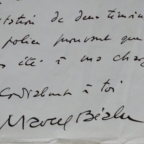 Marcel Béalu adopte sa fille