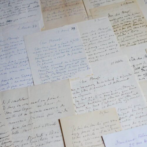 Correspondance de 18 lettres du peintre Pierre Isorni – vue 2