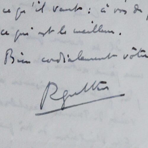 Deux lettres de Roger Ikor sur Et la cendre redevint feu et Eaux mêlées