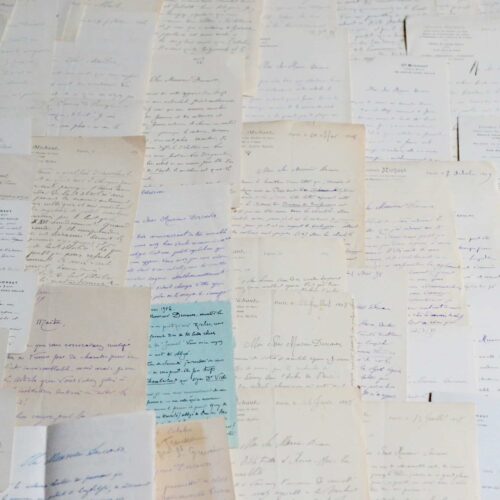 Correspondance de 54 lettres du Dr Michaut à Lucien Descaves