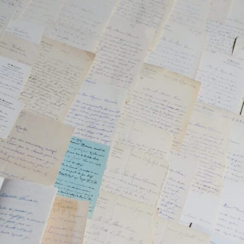 Correspondance de 54 lettres du Dr Michaut à Lucien Descaves – vue 2