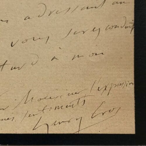 Henry Cros reçoit dans son atelier de Sèvres