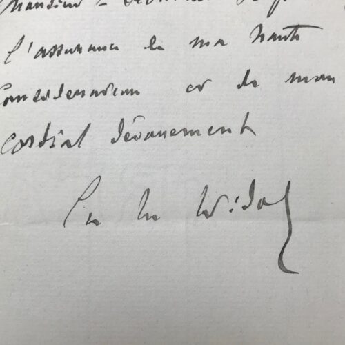 L'organiste Charles-Marie Widor accepte de succéder à Daumet