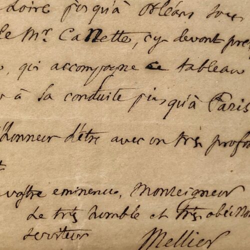 L'archevêque de Narbonne fait expédier un tableau au cardinal Dubois par l'intermédiaire du maire de Nantes