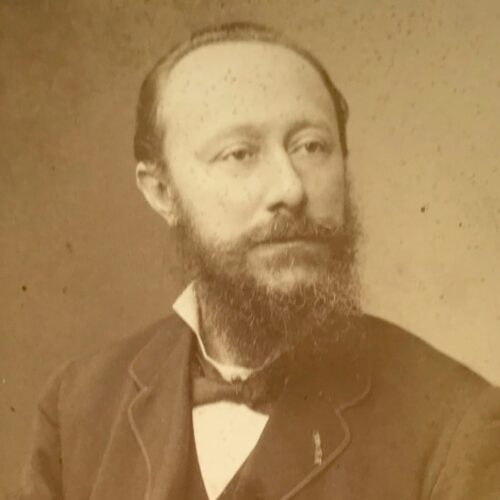 Beau portrait dédicacé du compositeur belge Émile Mathieu