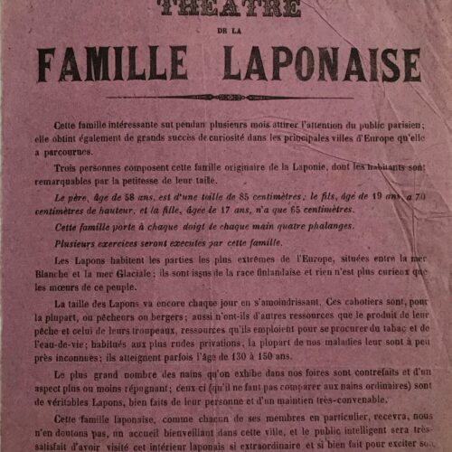 Le Théâtre de la Famille Laponaise, troupe de nains, se produit à Biarritz – vue 2