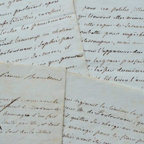 Rare manuscrit complet d'une nouvelle inédite de Mme Campan – vue 2