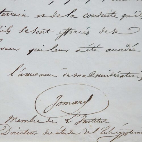 L'archéologue Jomard supervise les travaux d'ingénieurs égyptiens