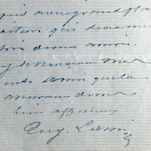 Le peintre Eugène Lami part pour Florence à contre-coeur