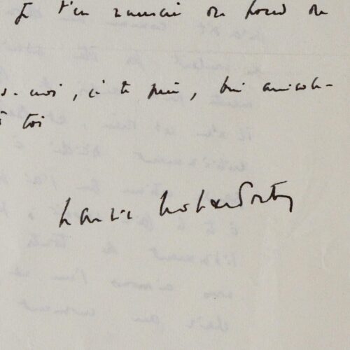 Belle lettre de Merleau-Ponty au sujet de Marcel Bataillon et du Collège de France