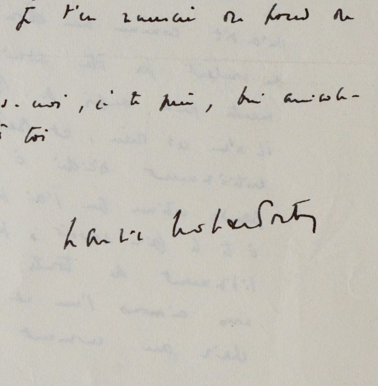 Belle lettre de Merleau-Ponty au sujet de Marcel Bataillon et du Collège de France