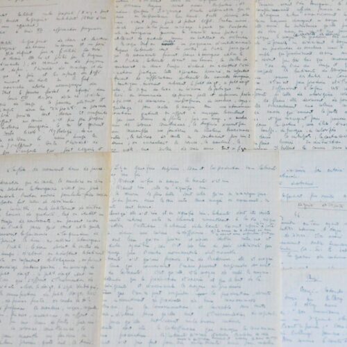Manuscrit de travail de Sartre sur la beauté – vue 2