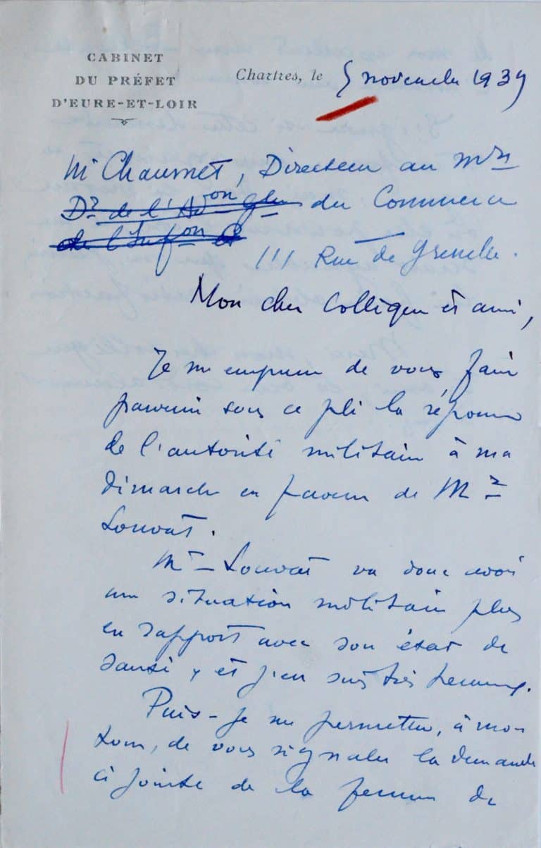 Jean Moulin aide la femme de son grand ami, l&rsquo;aviateur Maurice Bellonte