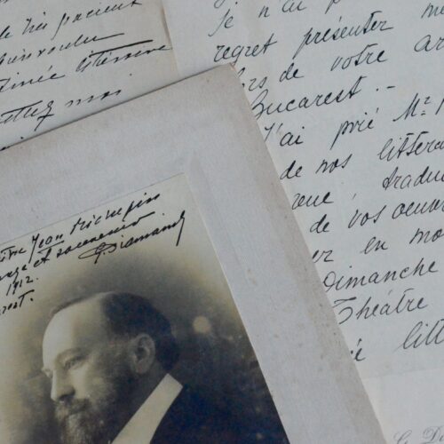 Georges Diamandy reçoit Jean Richepin à Bucarest