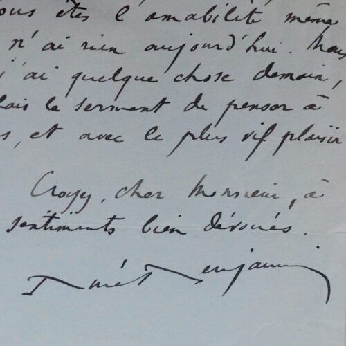 René Benjamin n'a rien, résolument rien, pour Marcel Thiébaut