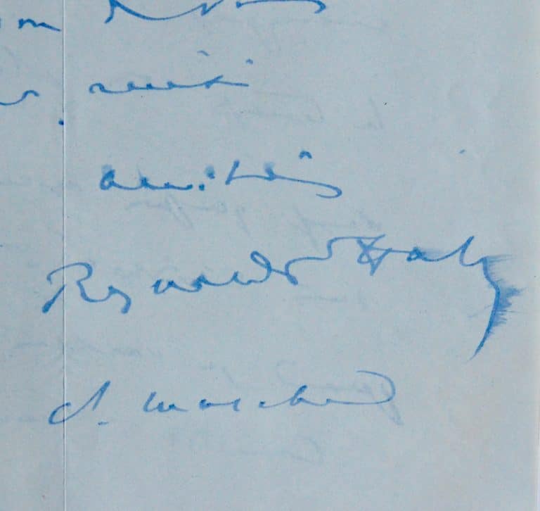 Reynaldo Hahn demande des places pour la Comédie française