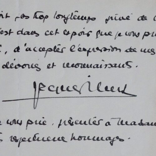 Jacques Ibert salue le travail de Georges Ricou, à la tête de l'Opéra Comique