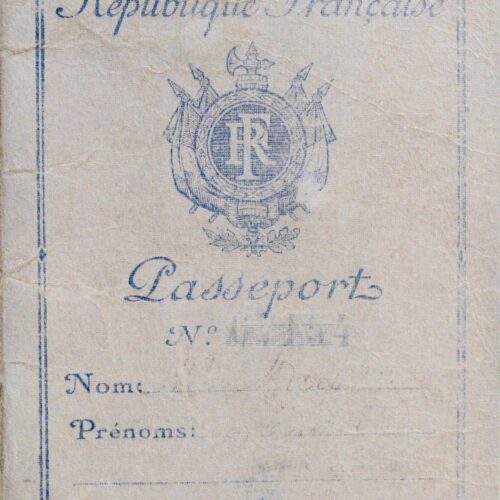 Passeport de Charles Maurras, pour les années 1937 à 1943 – vue 2