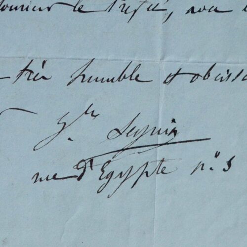 Intéressante lettre de Jules Séguin sur la reconstruction du pont Séguin, à Lyon