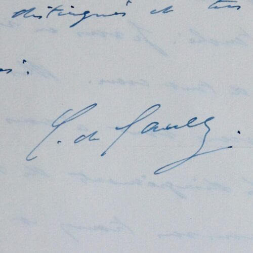 Charles de Gaulle "Mon cher Maître, votre lettre m'a sincèrement touché"