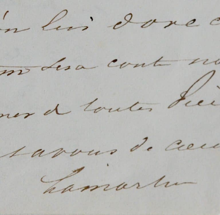 Lettre politique d&rsquo;Alphonse de Lamartine sur l&rsquo;affaire de Charolles