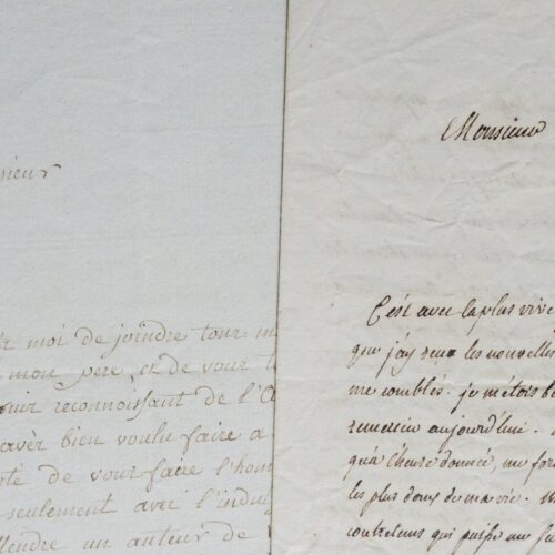 Esprit-Claude Pierre de Sivry se remémore son voyage avec le roi Stanislas