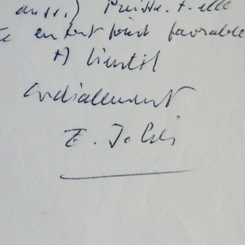 Belles lettres d'Edmond Jabès à Max Bilen – vue 2