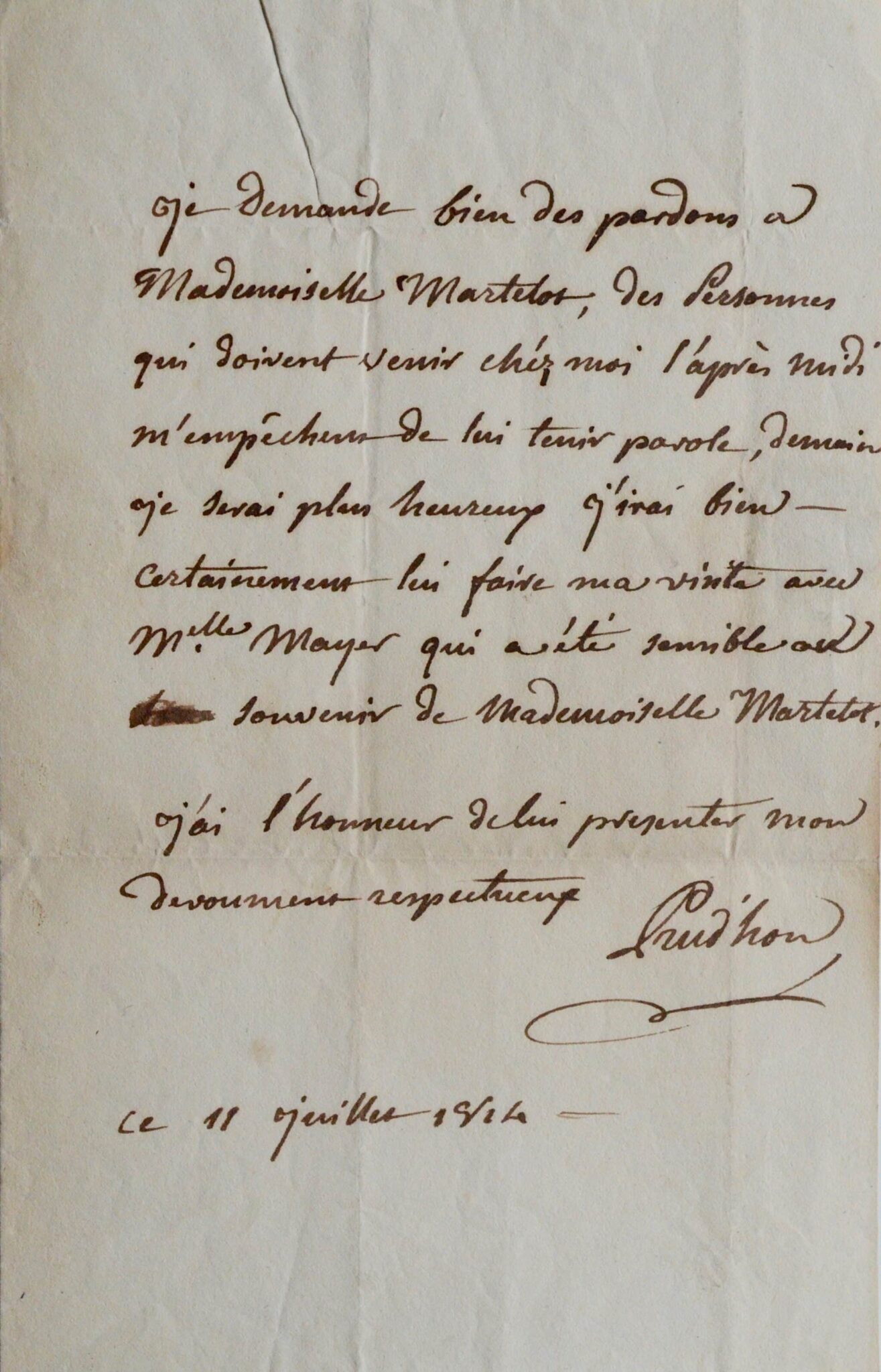Pierre-Paul Prud'hon et Constance Mayer ne peuvent honorer un rendez-vous – vue 2 Pierre-Paul Prud'hon et Constance Mayer ne peuvent honorer un rendez-vous – vue 2