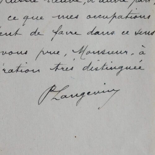 Paul Langevin, la russie soviétique et la coopération scientifique