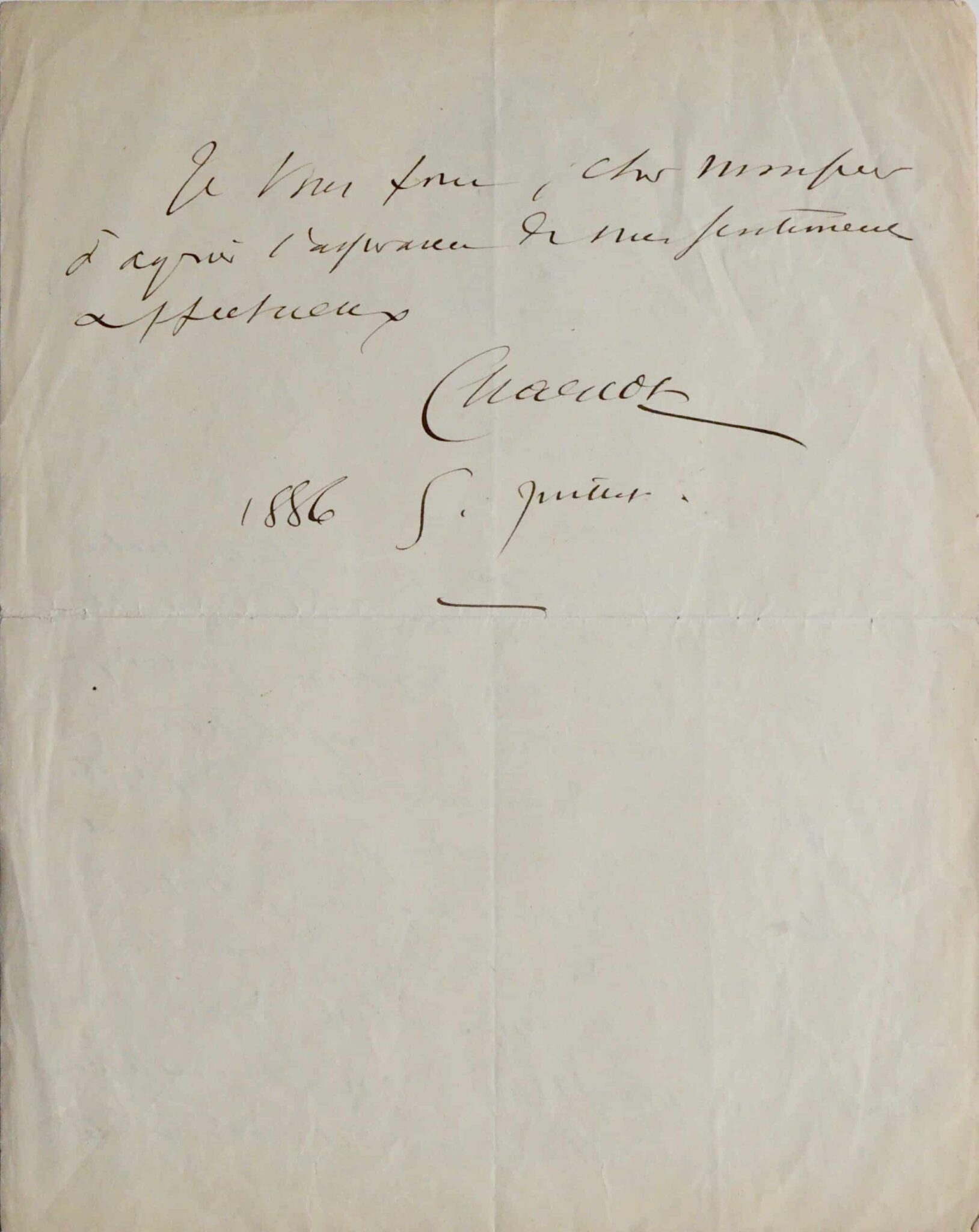 Jean-Martin Charcot appuie Ernest Maindron, à l'instar de Brown-Séquard – vue 3 Jean-Martin Charcot appuie Ernest Maindron, à l'instar de Brown-Séquard – vue 3