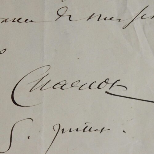 Jean-Martin Charcot appuie Ernest Maindron, à l'instar de Brown-Séquard