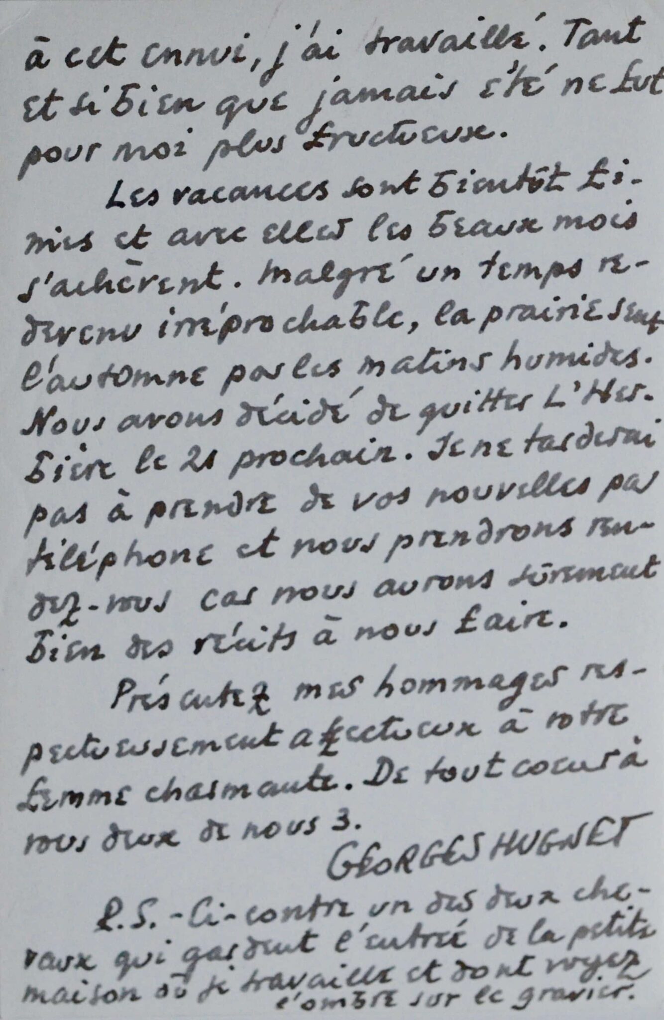 Pour combattre l'ennui, Georges Hugnet travaille d'arrache-pied. – vue 3 Pour combattre l'ennui, Georges Hugnet travaille d'arrache-pied. – vue 3
