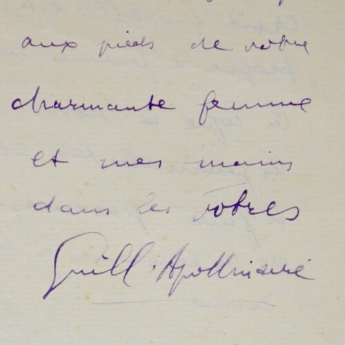 Apollinaire, blessé, veut sa chronique dans le premier numéro d'une revue