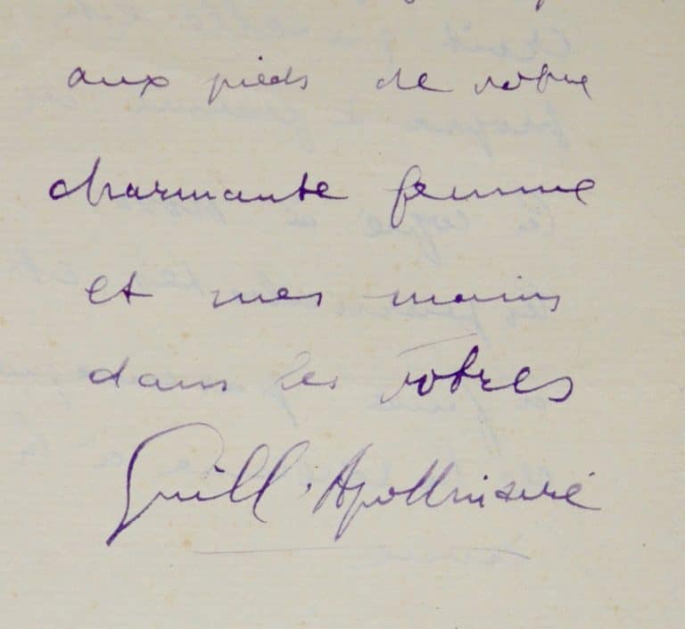 Apollinaire, blessé, veut sa chronique dans le premier numéro d&rsquo;une revue