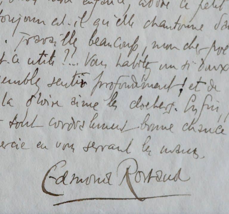 Edmond Rostand encense « Primeroses et rimes roses » du poète Albert Bausil