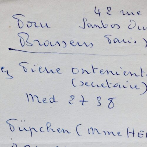 Brassens noemt Pierre Onteniente en Joha Heiman bekend als “Püppchen”