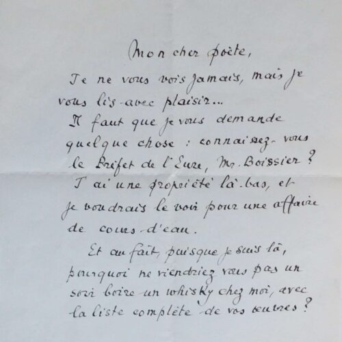 Marcel Pagnol convie Amade à discuter autour d'un whisky – vue 2