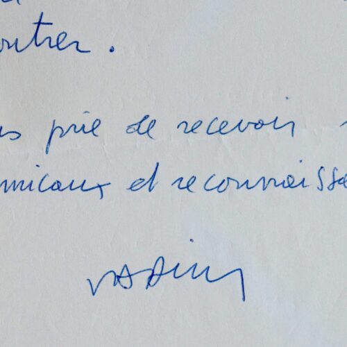 Roger Vadim et Le Sénéchal arrêtés par la police en pleine nuit