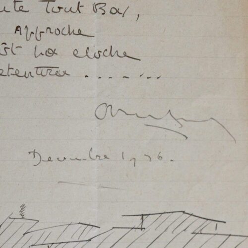 Version inédite de la chanson de Charles Trenet, La Tramontane