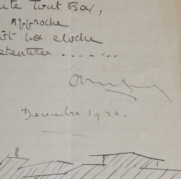 Version inédite de la chanson de Charles Trenet, La Tramontane