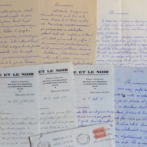 Correspondance d'Henri Bonnet sur la parution des premiers Bulletins Marcel Proust – vue 2