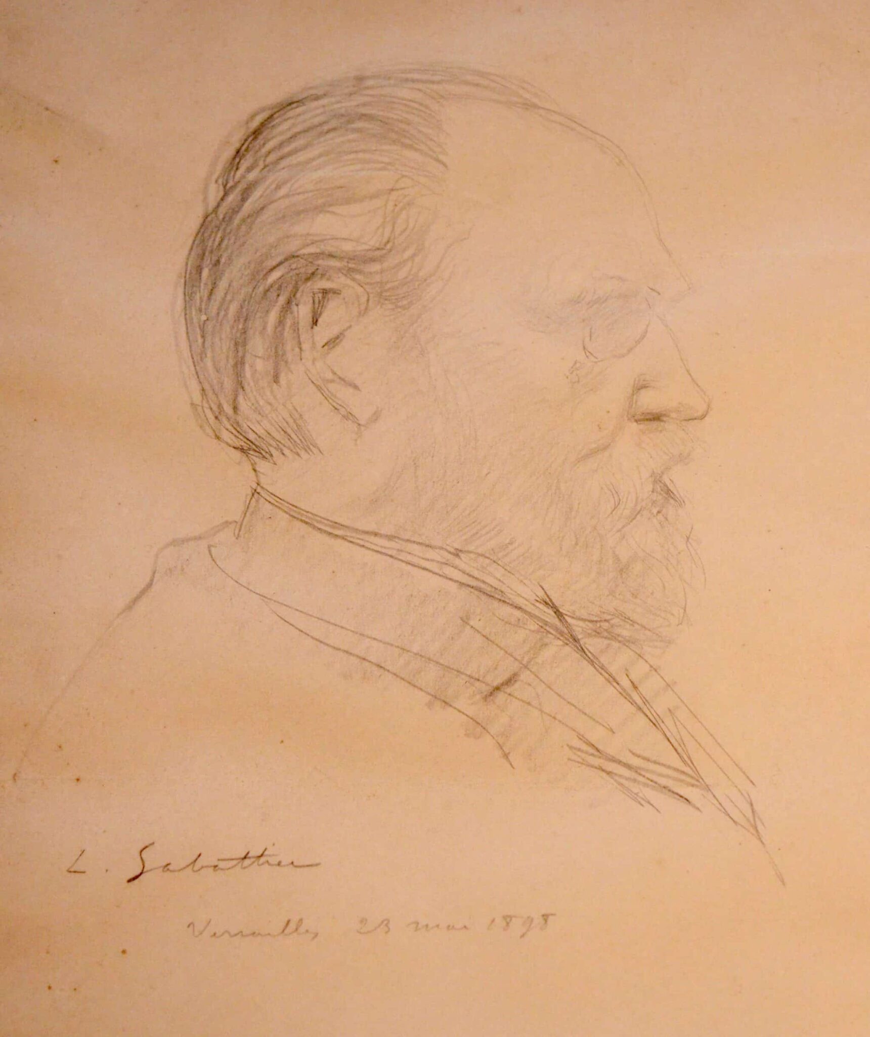 Très beau portrait de Zola par Sabattier, lors de son pourvoi en cassation pour J’accuse