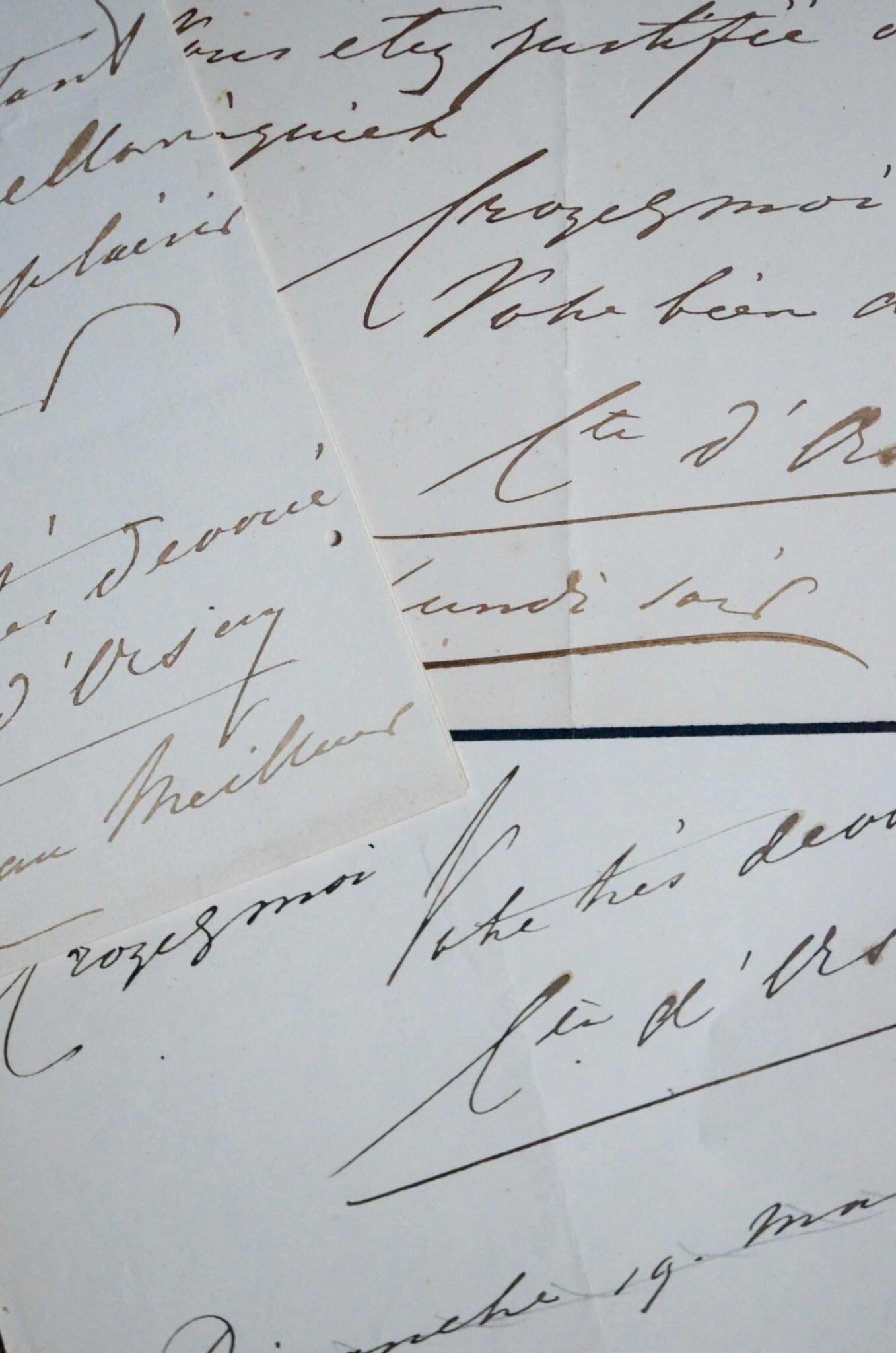 Trois lettres du dandy Alfred d’Orsay à Arsène Houssaye et Juliette Dubufe