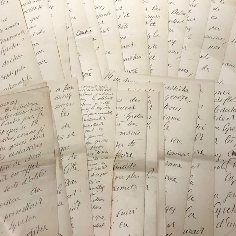 Manuscrit de 39 pages de Jean Jaurès sur l&rsquo;affaire Syveton