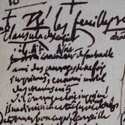 Rare pièce autographe de Jean-Baptiste Gresset